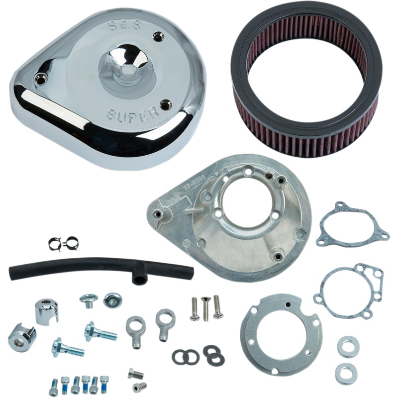 S&S CYCLE Air Cleaner Tear-Drop 08-17 Chrome Air Cleaner