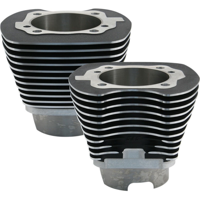 S&S CYCLE Cylinders – 4.125 – Black 4-1/8 Bore Cylinder