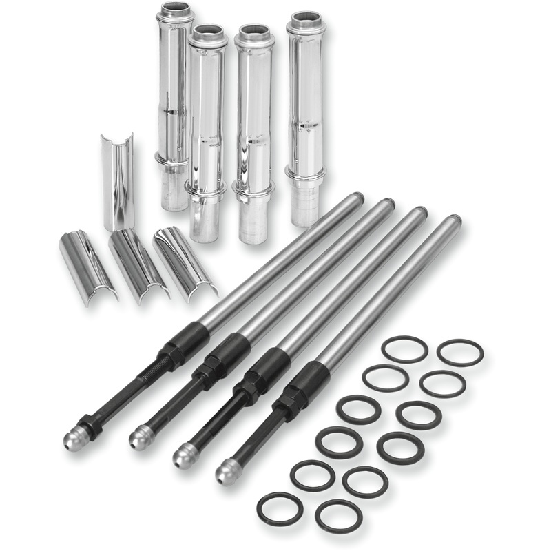 S&S CYCLE Pushrods with Tubes – Twin Cam Pushrod Kit with Cover