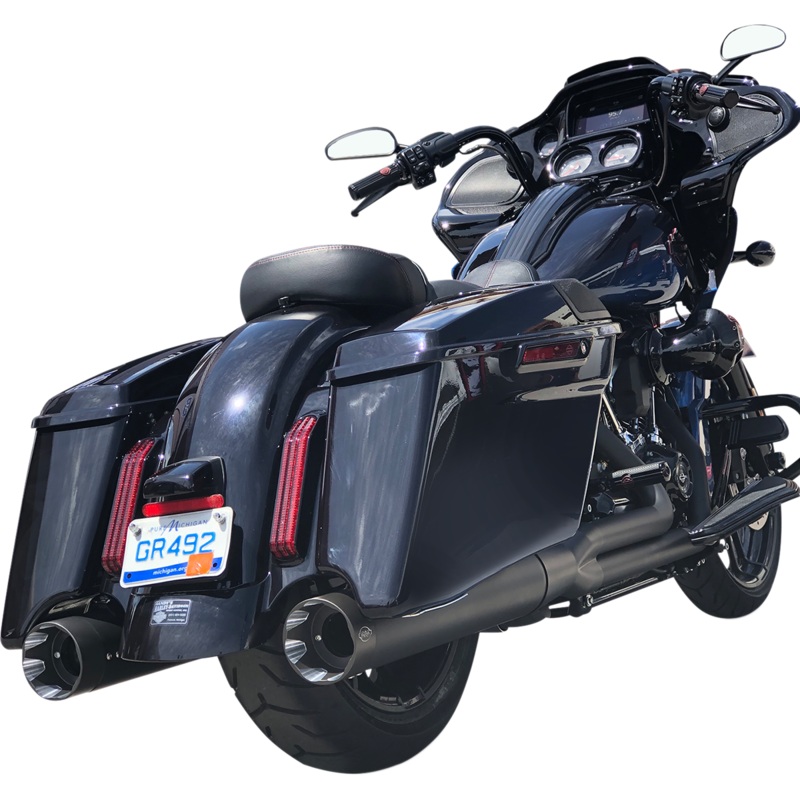S&S CYCLE Shadow Muffler – Black Shadow Muffler Kit