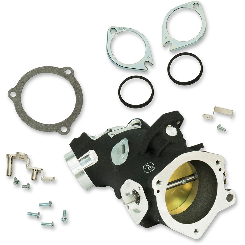 S&S CYCLE Throttle Body 58mm Set Up Kit-05 Throttle Hog Cable Operated Throttle Body