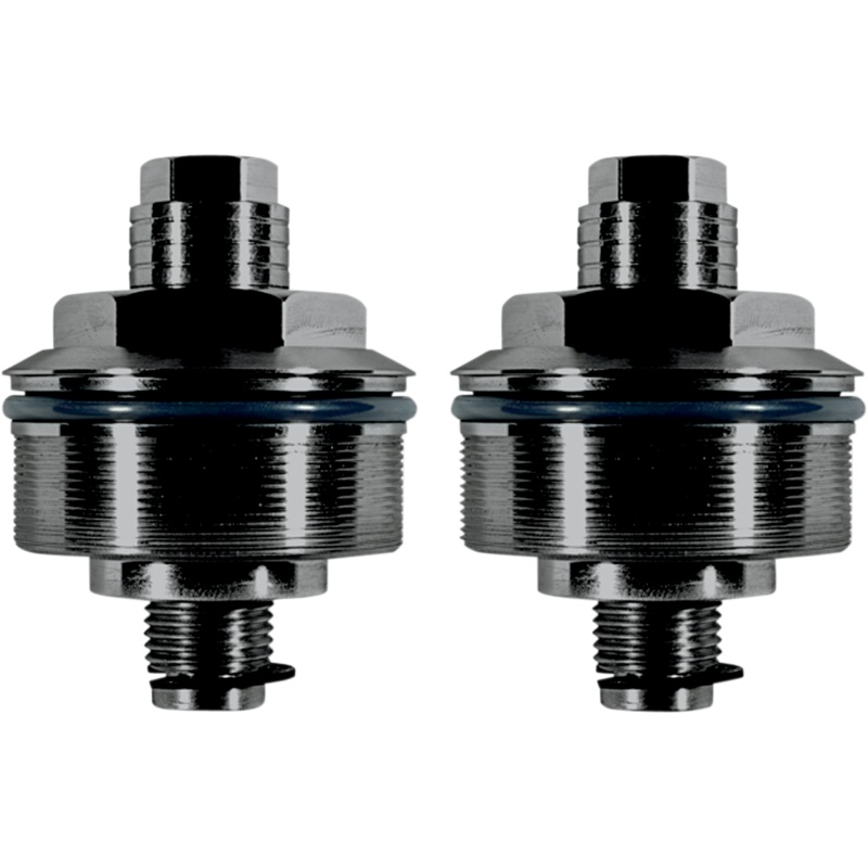 SPEED MERCHANT Fork Preload Adjuster – Black Anodized Finish – 49 mm Fork Preload Adjusters