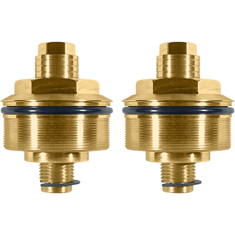 SPEED MERCHANT Fork Preload Adjuster – Gold Finish – 49 mm Fork Preload Adjusters