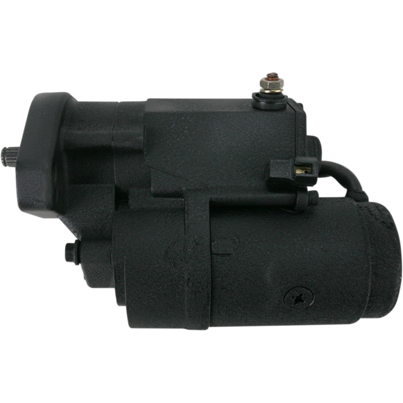 TERRY COMPONENTS Starter Motor – Harley Davidson – Black Wrinkle Starter Motor