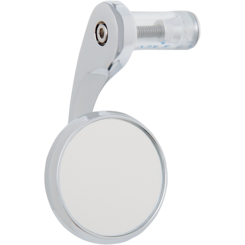 TODD’S CYCLE Bar-End Mirror – Chrome – Left Bar-End Shooter Mirror