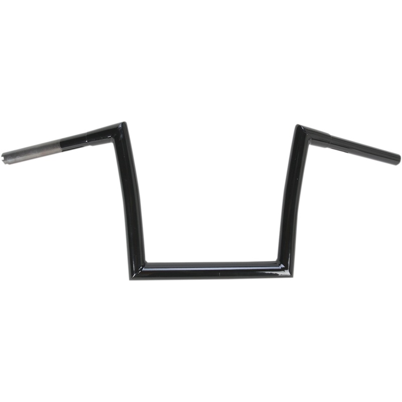 TODD’S CYCLE Black 1-1/4 Fat Bobber Strip Handlebar With 10 Rise 1-1/4 Strip Handlebar