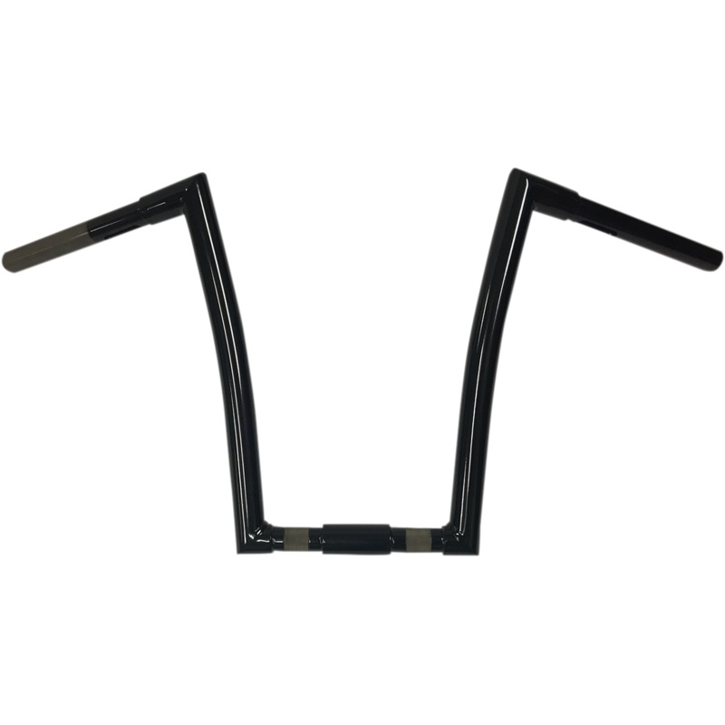TODD’S CYCLE Black 1-1/4 Springer Style Strip Handlebar With 14 Rise 1-1/4 Strip Handlebar