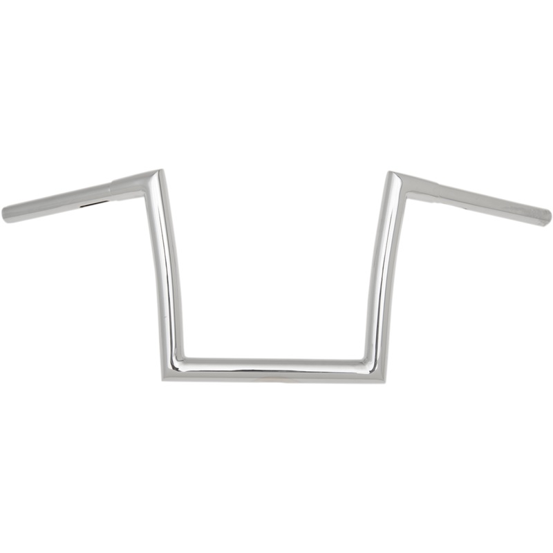 TODD’S CYCLE Chrome 1-1/4 Fat Bobber Strip Handlebar With 10 Rise 1-1/4 Strip Handlebar