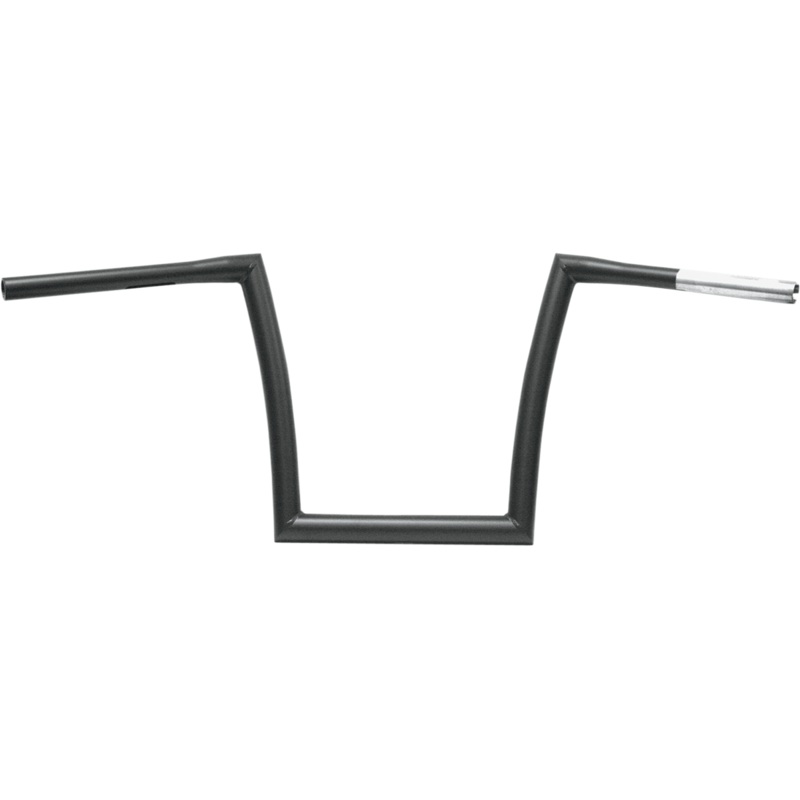 TODD’S CYCLE Flat Black 1-1/4 Fat Bobber Strip Handlebar With 14 Rise 1-1/4 Strip Handlebar