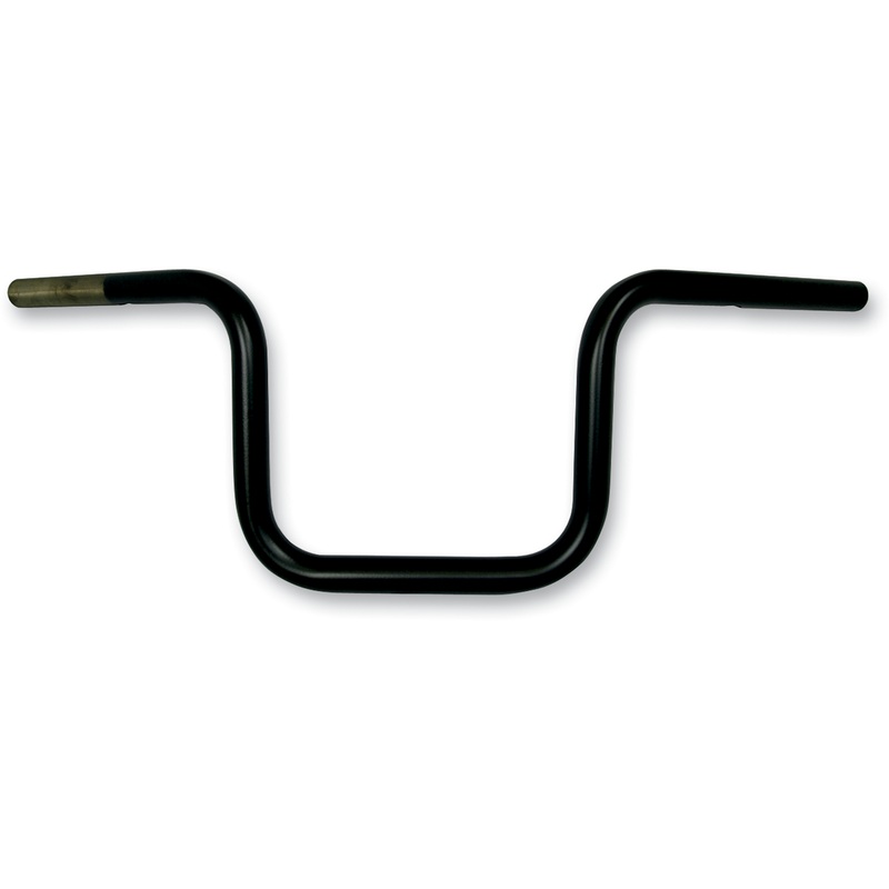 TODD’S CYCLE Flat Black 1 Beater Handlebar w/ 8 Rise 1 Beater Bar Handlebar