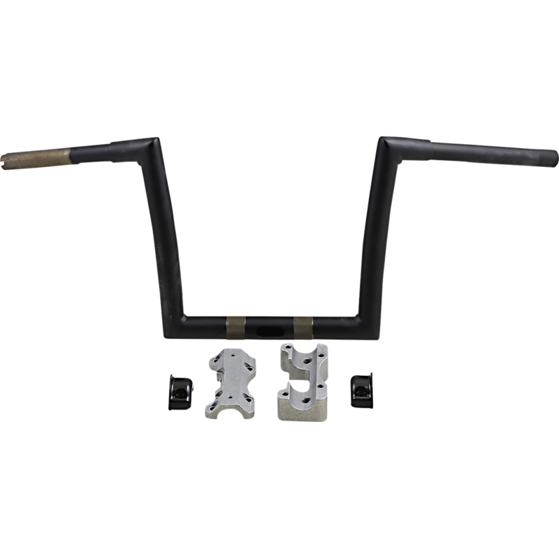 TODD’S CYCLE Flat Black 10 Handlebar 1-1/4 Touring Handlebar