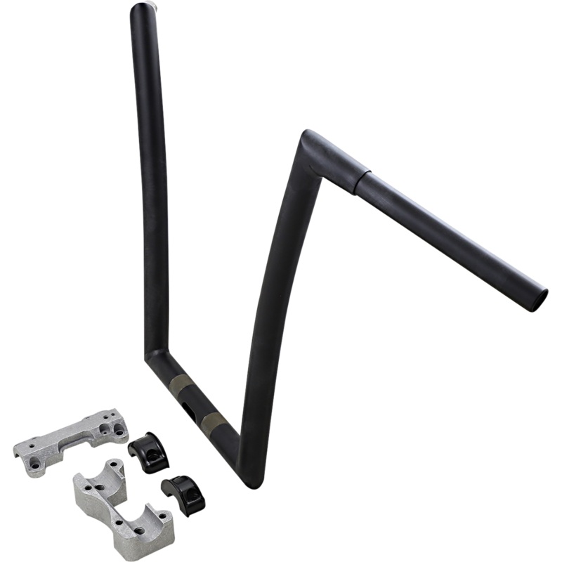 TODD’S CYCLE Flat Black 17 Handlebar 1-1/4 Touring Handlebar