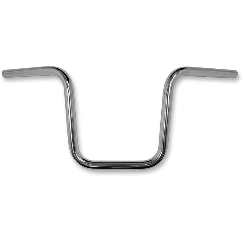 TODD’S CYCLE Polished 1 Beater Handlebar w/ 10 Rise 1 Beater Bar Handlebar