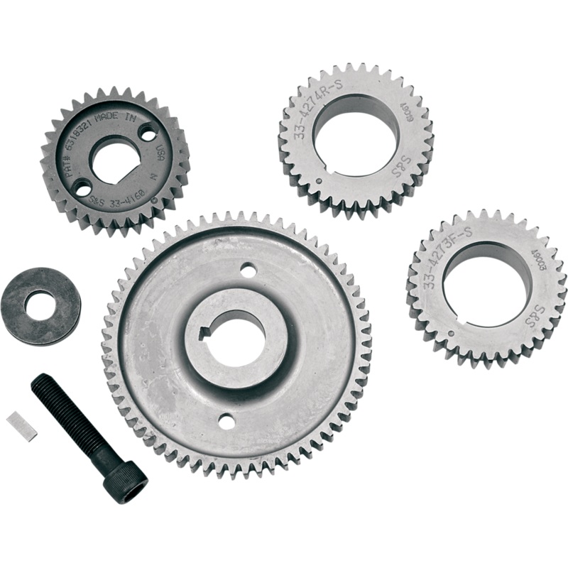 S&S CYCLE 4 Gear Drive Kit Twin Cam 4 Gear Set for Gear-Driven Cams