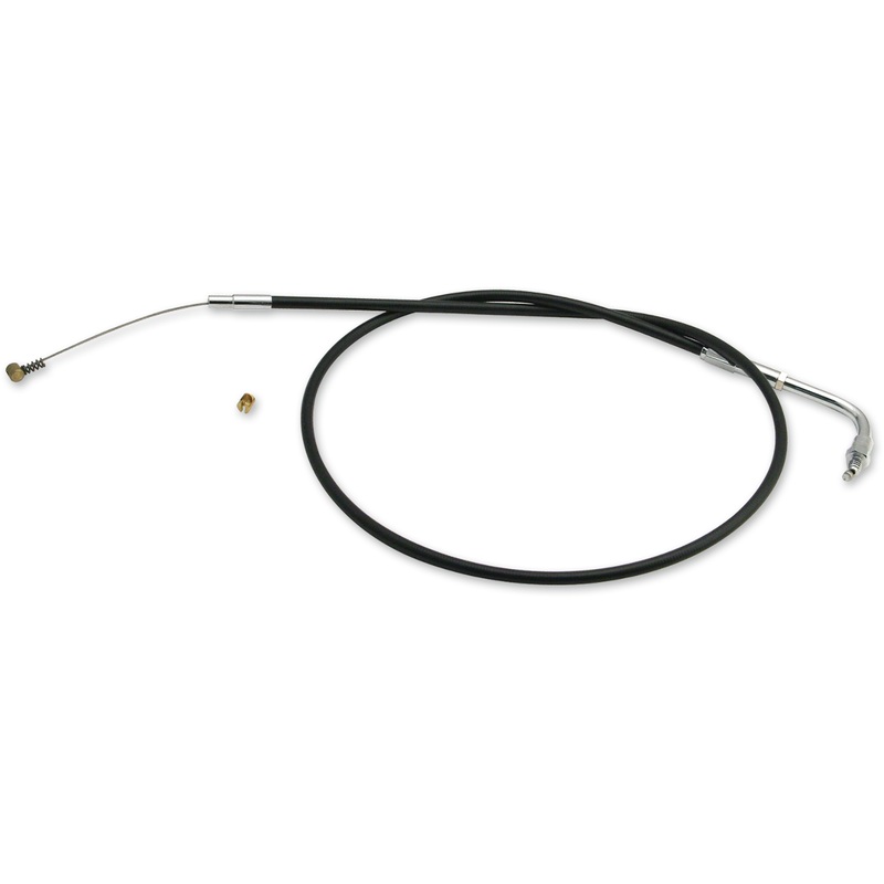 S&S CYCLE Black 36 Idle Cable for ’81 – ’95 Black Vinyl Throttle/Idle Cable
