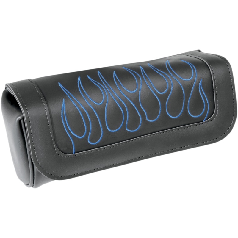 SADDLEMEN Highwayman Tattoo Tool Pouch – Flame – Blue Highwayman Tattoo Tool Pouch