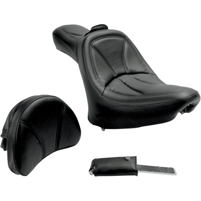 SADDLEMEN King Seat – Backrest – Softail King 2-Up Seat
