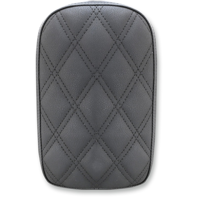 SADDLEMEN Lattice Stitched Pad – Black –  6 Detachable Pillion Pad