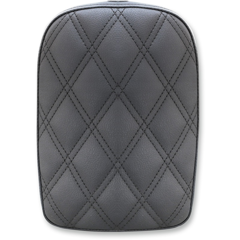 SADDLEMEN Lattice Stitched Pad – Black –  7 Detachable Pillion Pad