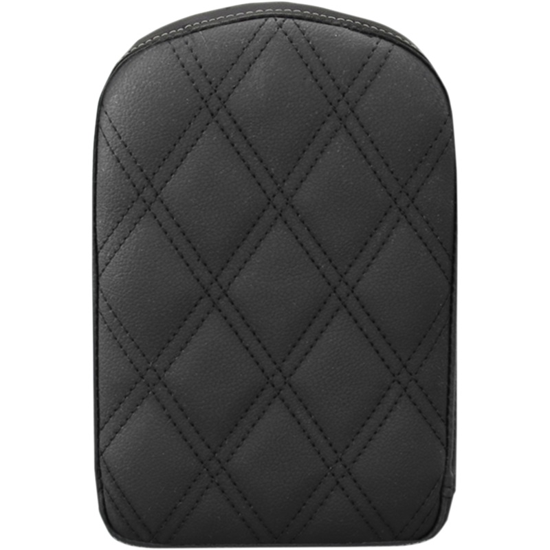 SADDLEMEN Lattice Stitched Sissy Bar Pad – Black Sissy Bar Pad