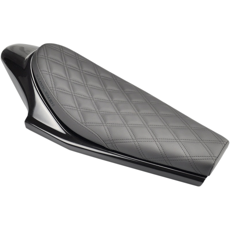 SADDLEMEN Lattice Stitched Timber Seat Timber Solo Seat