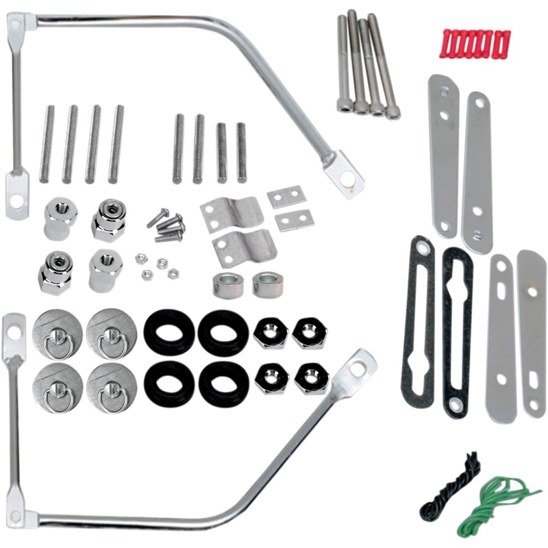 SADDLEMEN Quick Disconnect Support – Softail S4 Quick-Disconnect Saddlebag Mounting Kit for Harley