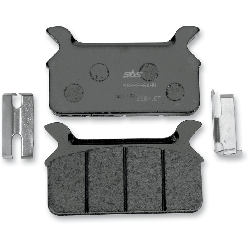 SBS Carbon Tech Brake Pads HCT Street Carbon Tech Organic Harley/Buell Brake Pads