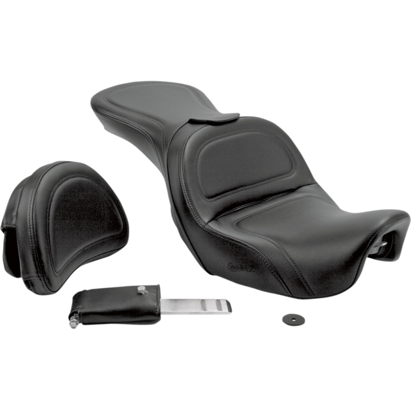 SADDLEMEN Explorer Seat – Backrest – Dyna Explorer 2-Up Seat