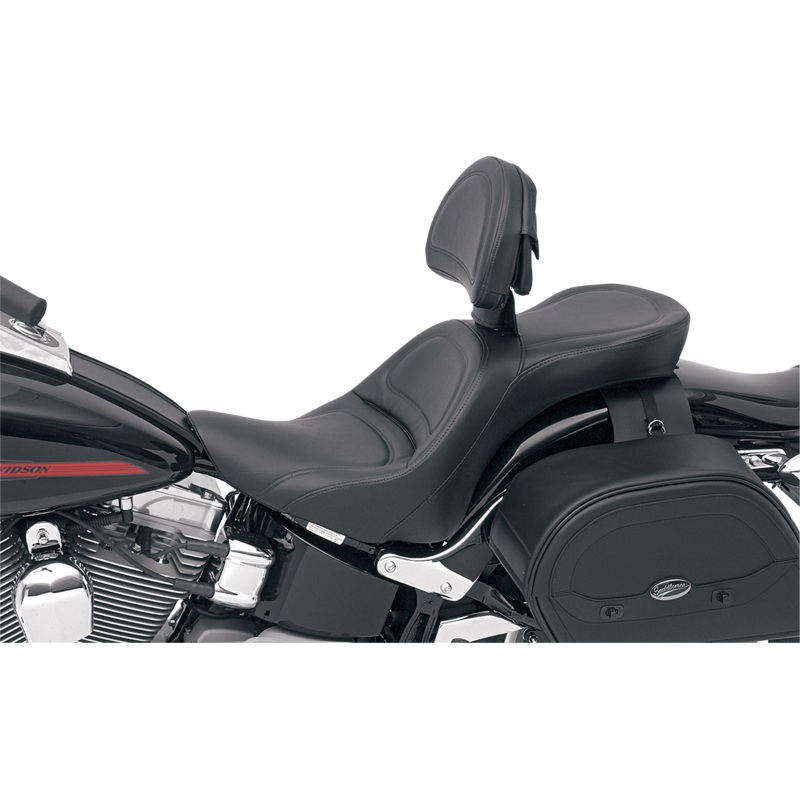 SADDLEMEN Explorer Seat – Backrest – FLSTF ’07-’17 Explorer 2-Up Seat