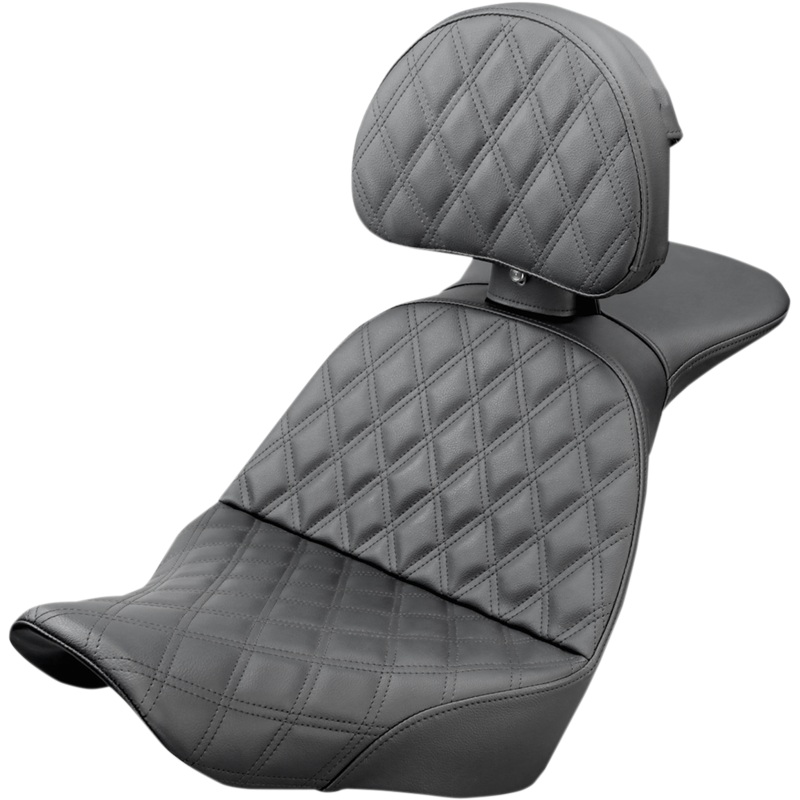SADDLEMEN Explorer Seat – Lattice Stitched – Backrest Explorer LS  Seat