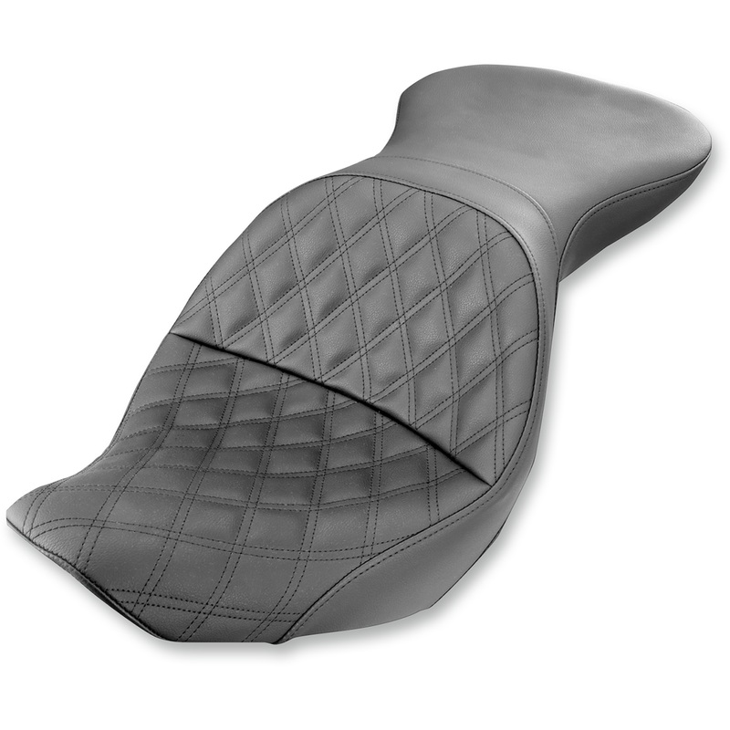 SADDLEMEN Explorer Seat – Lattice Stitched – FLSTC Explorer LS  Seat
