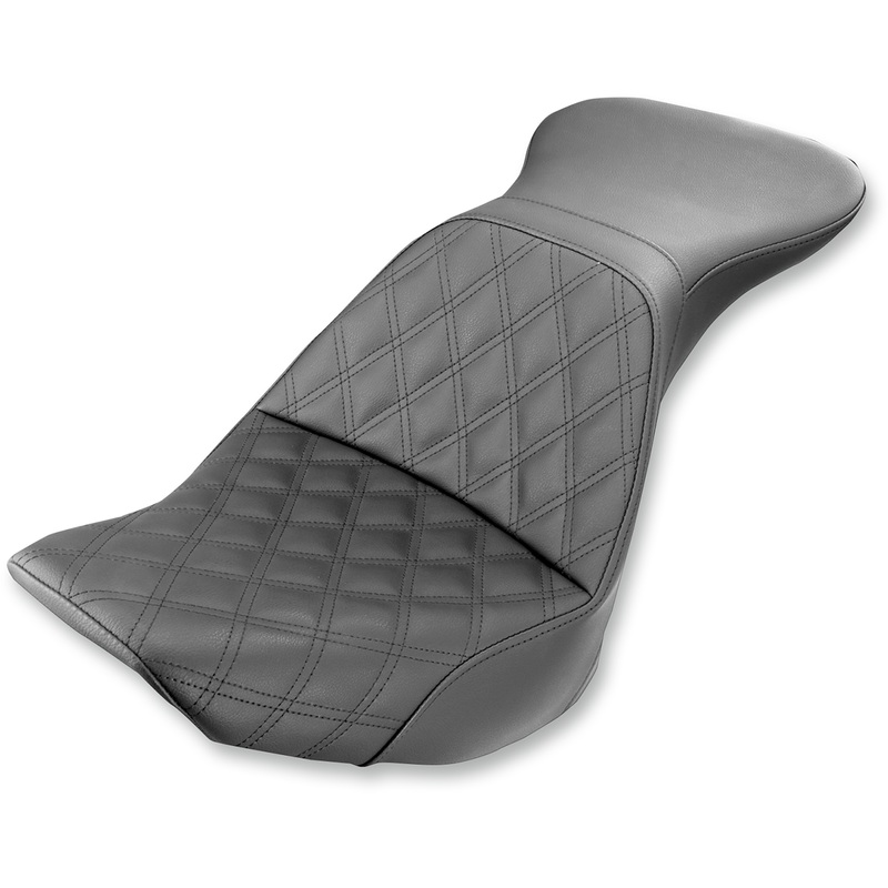 SADDLEMEN Explorer Seat – Lattice Stitched – FLSTN Explorer LS  Seat