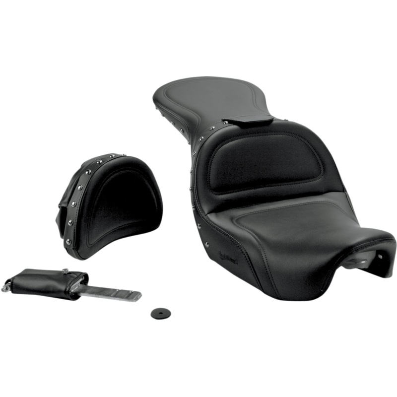 SADDLEMEN Explorer Special Seat – Backrest – Dyna Explorer Special Seat  Includes Backrest
