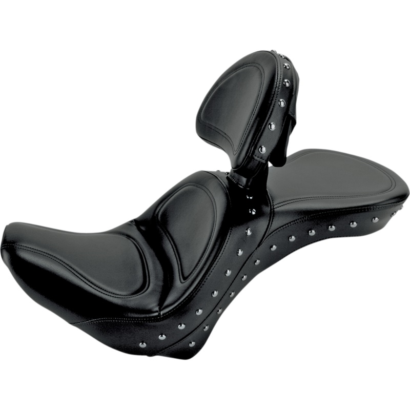 SADDLEMEN Explorer Special Seat – Backrest – FLSTC Explorer Special Seat  Includes Backrest