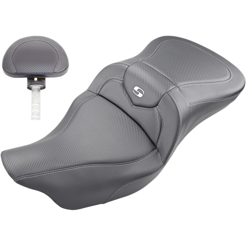 SADDLEMEN Extended Reach Road Sofa Seat – Carbon Fiber – Backrest Extended Reach Road Sofa  Seat
