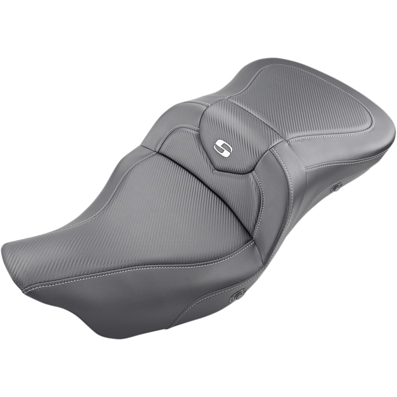 SADDLEMEN Extended Reach Road Sofa Seat – Carbon Fiber – Heated Extended Reach Road Sofa  Seat