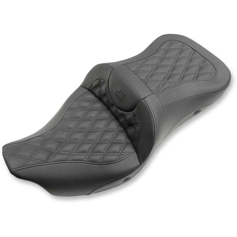 SADDLEMEN Extended Reach Road Sofa Seat – Lattice Stitched – Heated Extended Reach Road Sofa  Seat