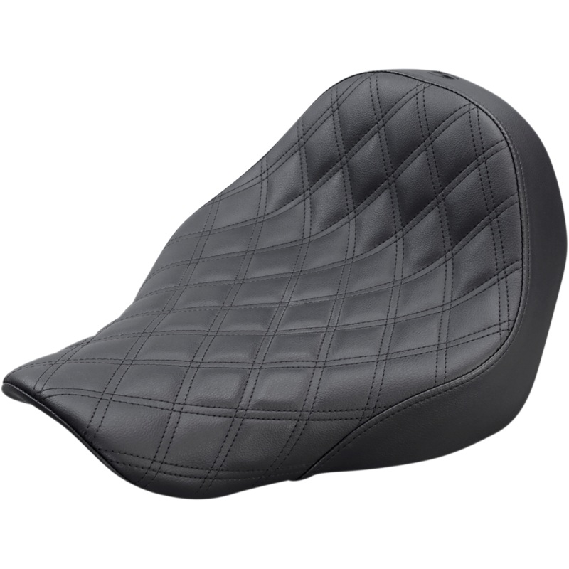 SADDLEMEN Renegade Solo Seat – Lattice Stitched – Black Renegade LS Solo Seat