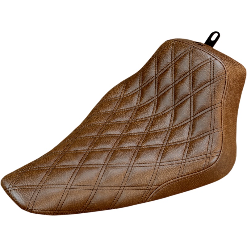 SADDLEMEN Renegade Solo Seat – Lattice Stitched – Brown – FLS Renegade LS Solo Seat