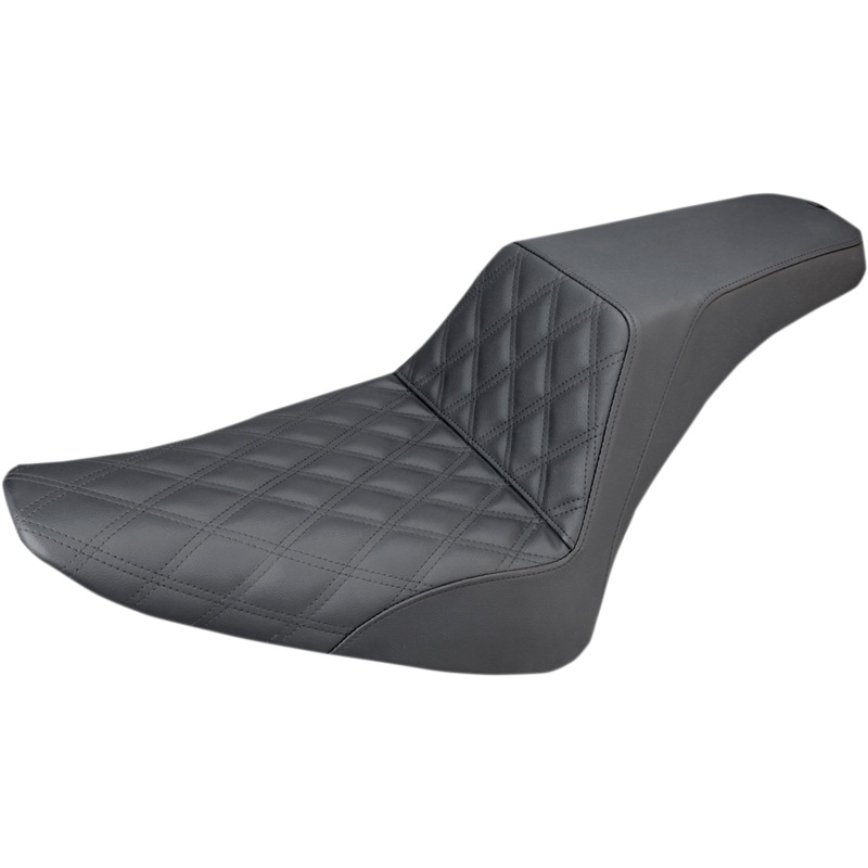 SADDLEMEN Step Up Seat – Lattice Stitched – Black – FLS Step Up Seat  Diamond