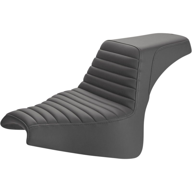 SADDLEMEN Step Up Seat – Tuck and Roll – Black Step Up Seat  Tuck and Roll