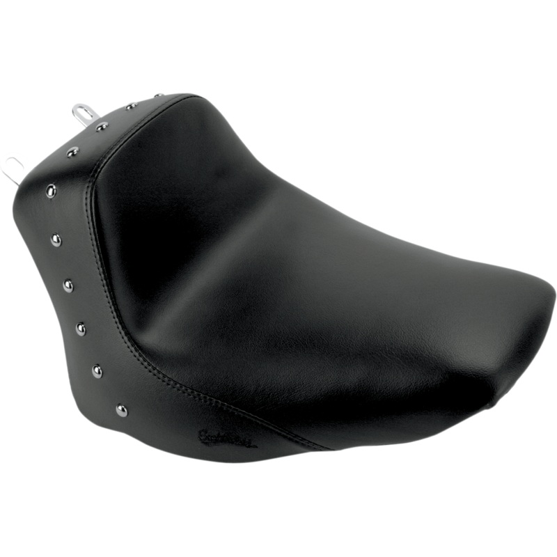 SADDLEMEN Studded Heels Down Seat – FLSTC Heels Down Solo Seat
