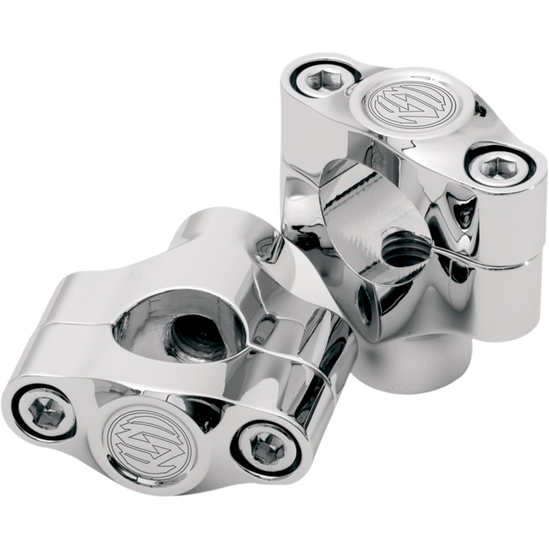 RSD Chrome 1 x 1-1/2 Riser Handlebar Riser for 1 Handlebars