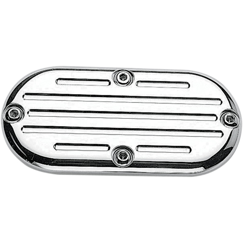 PRO-ONE PERF.MFG. Ball Milled Inspection Cover 70-06 Big Twin Chrome Billet Inspection Cover