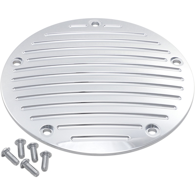PRO-ONE PERF.MFG. Derby Cover Ball Milled 99-17 Big Twin Millennium Derby Cover