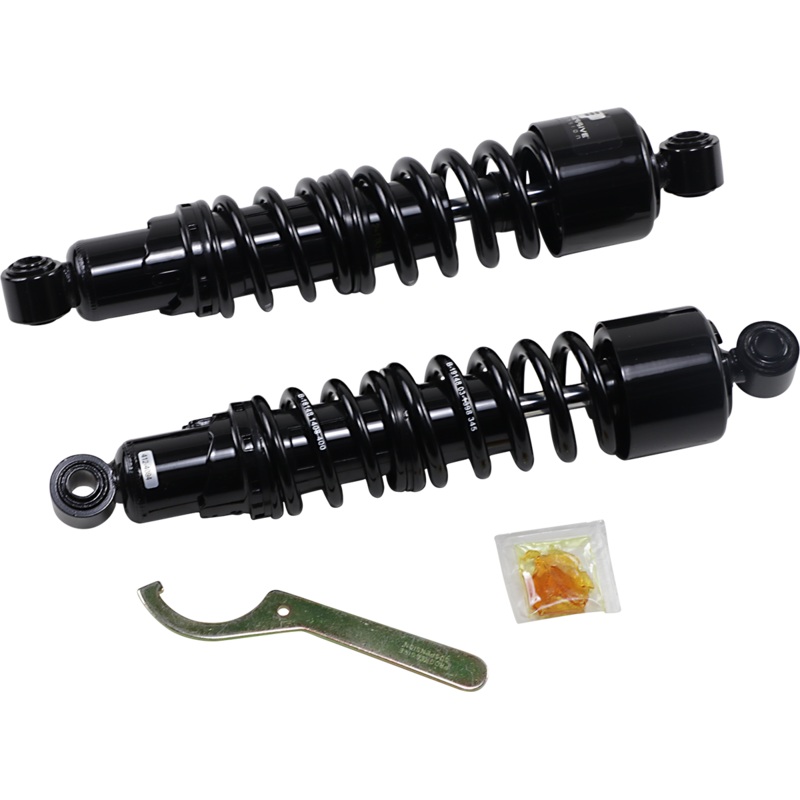 PROGRESSIVE SUSPENSION 412 Series Shock – 13 – Heavy Duty – Black – FXD 412 Series Shocks  Black
