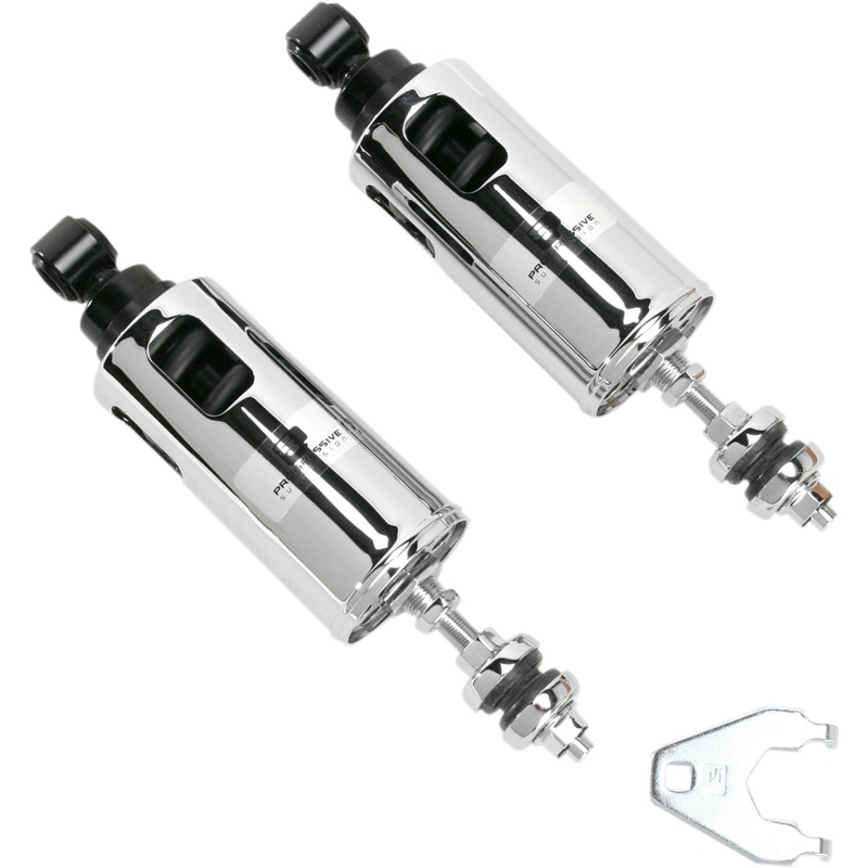 PROGRESSIVE SUSPENSION 422 Series Adjustable Shocks – Chrome – Standard 422 Series Shocks