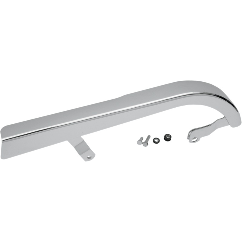DRAG SPECIALTIES Lower Belt Guard – 95-99 U.S. FLST 94-99 International FLST – Chrome Rear Belt Guard