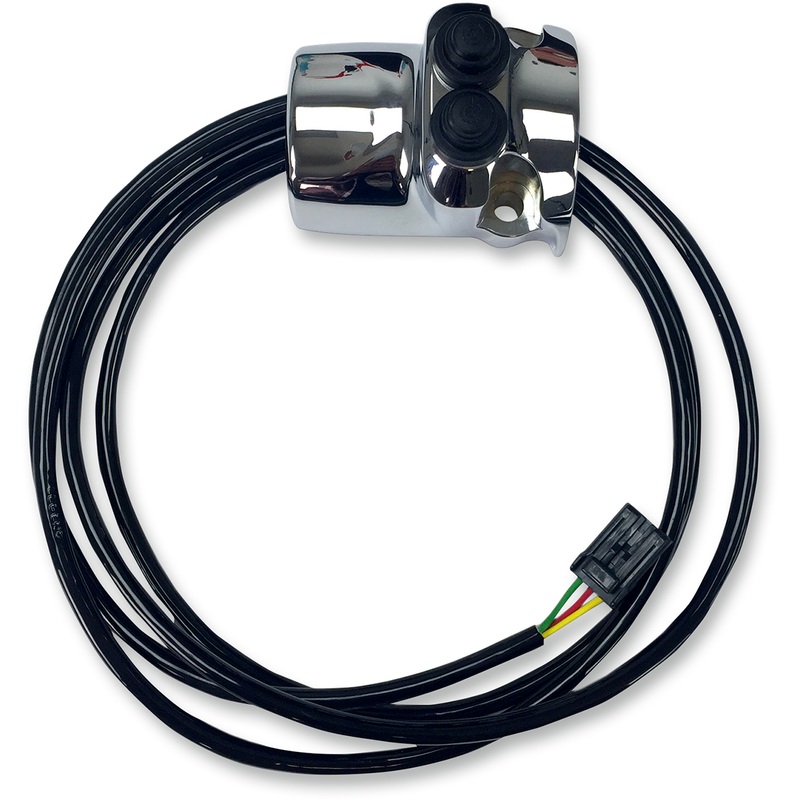 LEGEND SUSPENSION Chrome Switch Assembly for ’15+ FLTR Chrome Legend Handlebar Mounted Control