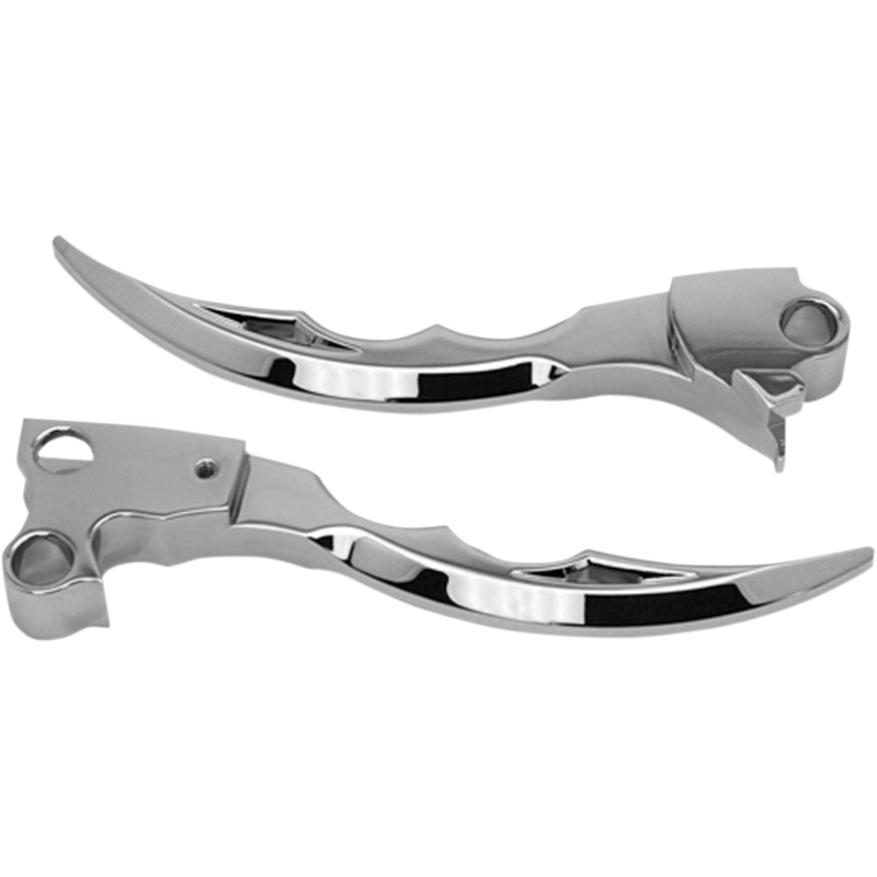 PRO-ONE PERF.MFG. Chrome Blade Levers Pro-Blade Billet Lever